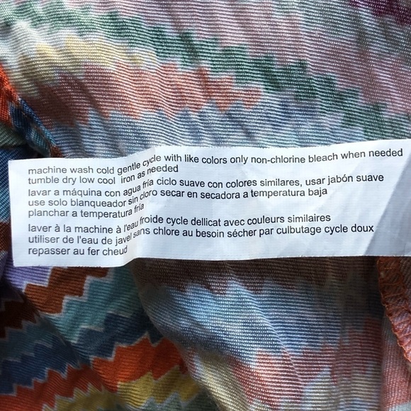 Eloquii Skirt Faux Wrap Boho Geometric Colorful Print Size 16 - Picture 10 of 12